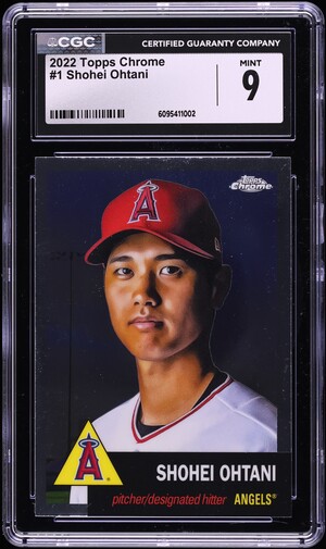 2022 Topps Chrome Club Plaques Shohei Ohtani AUTO DNA 10 /99 #PA