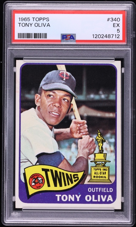 1965 Topps Tony Oliva #340 PSA 5 EX