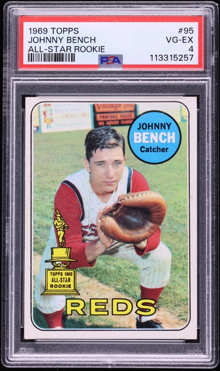 1969 Topps Johnny Bench #95 PSA 4 VGEX