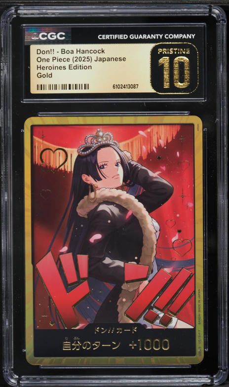2025 One Piece Japanese Heroines Edition Gold Don!! Boa Hancock