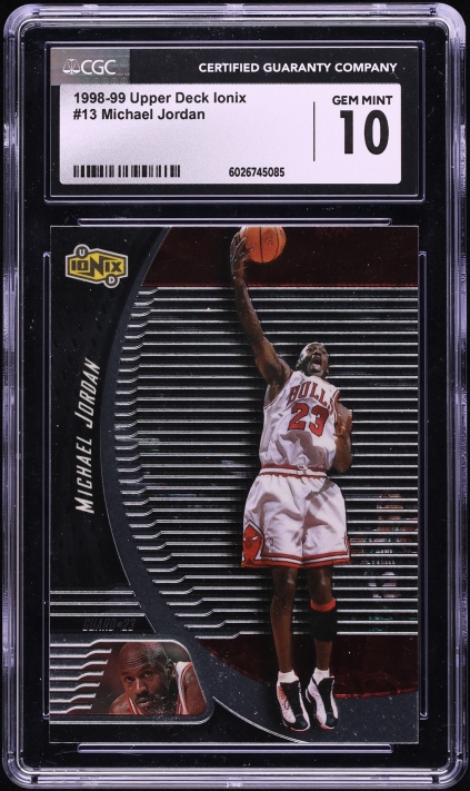 1998 Upper Deck Ionix Michael Jordan #13 CGC 10 GEM MINT