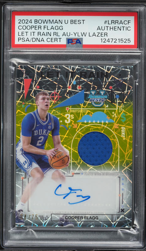 PSA 2023 Topps Bowman U Sapphire Travis Hunter Rookie Card PSA 10 Gem Mint Graded Graded Football Card