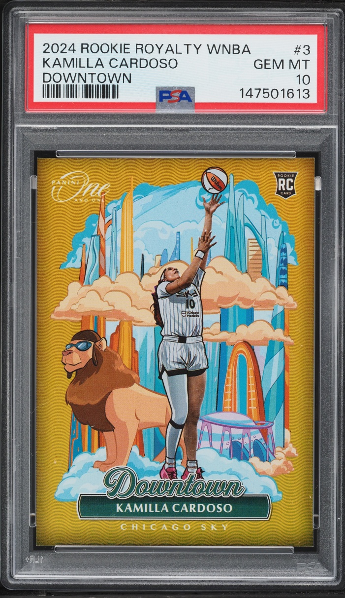 2024 Panini One And One Royalty WNBA Downtown Kamilla Cardoso ROOKIE #3 PSA 10 GEM MINT