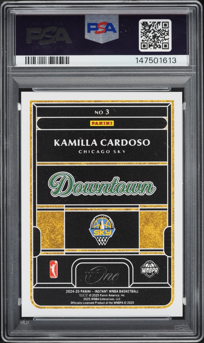 2024 Panini One And One Royalty WNBA Downtown Kamilla Cardoso ROOKIE #3 PSA 10 GEM MINT
