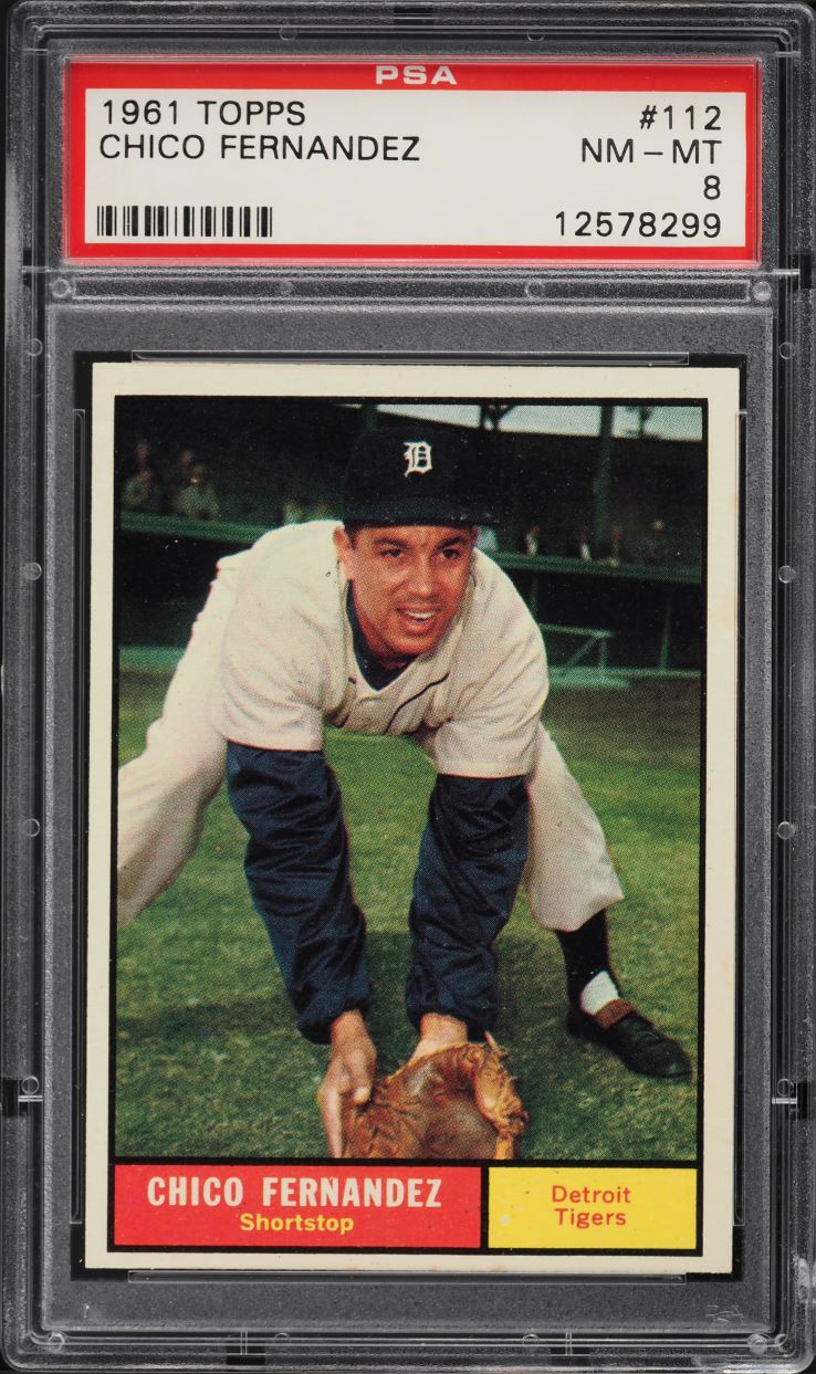 1961 Topps Chico Fernandez #112 PSA 8 NM-MT