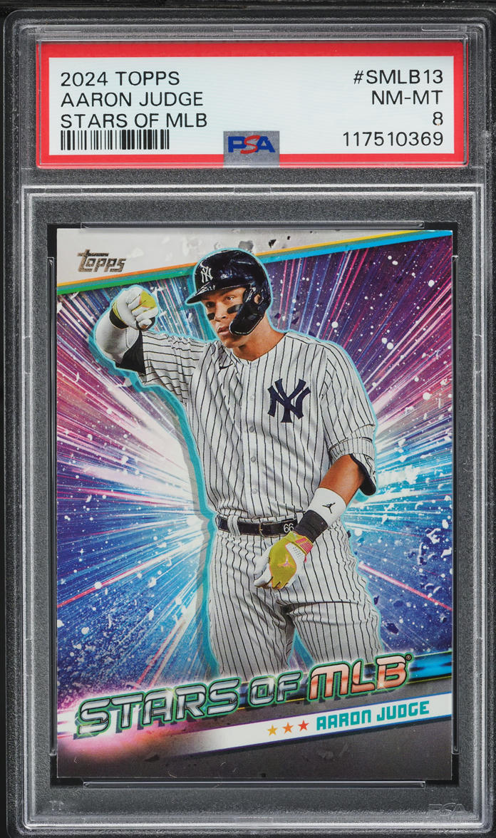 2024 Topps Stars Of MLB Aaron Judge #SMLB-13 PSA 8 NM-MT