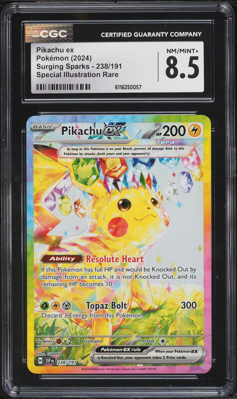 2024 Pokemon SV Black Star Promo World Championship Pikachu #190