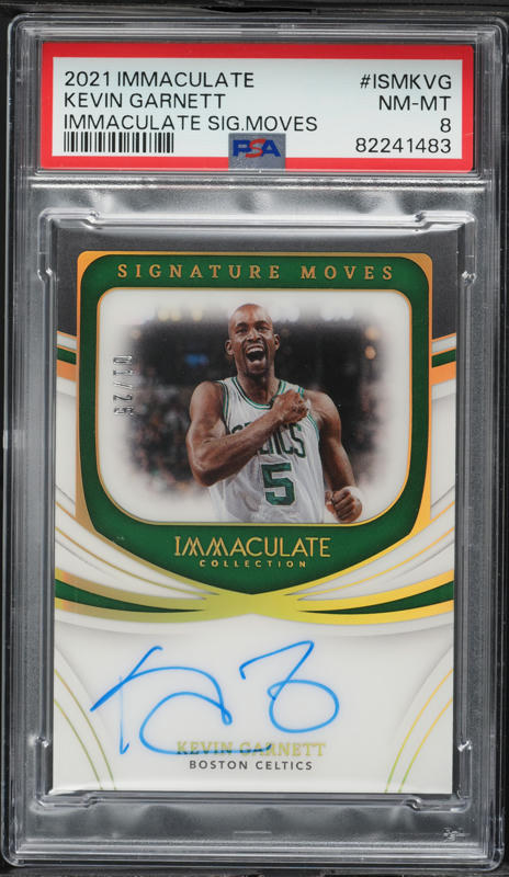 1999 Topps Gallery Gallery Of Heroes Kevin Garnett #GH1 PSA 9 MINT