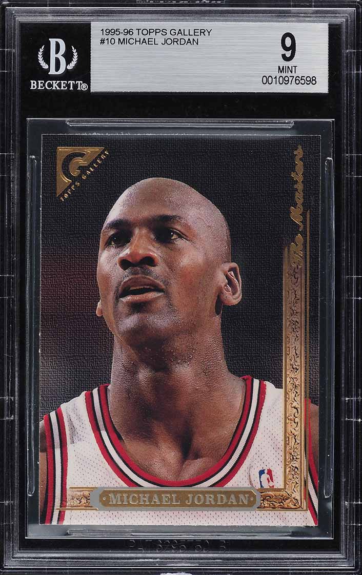 1995 #10 Michael Jordan BGS 9 Topps Gallery