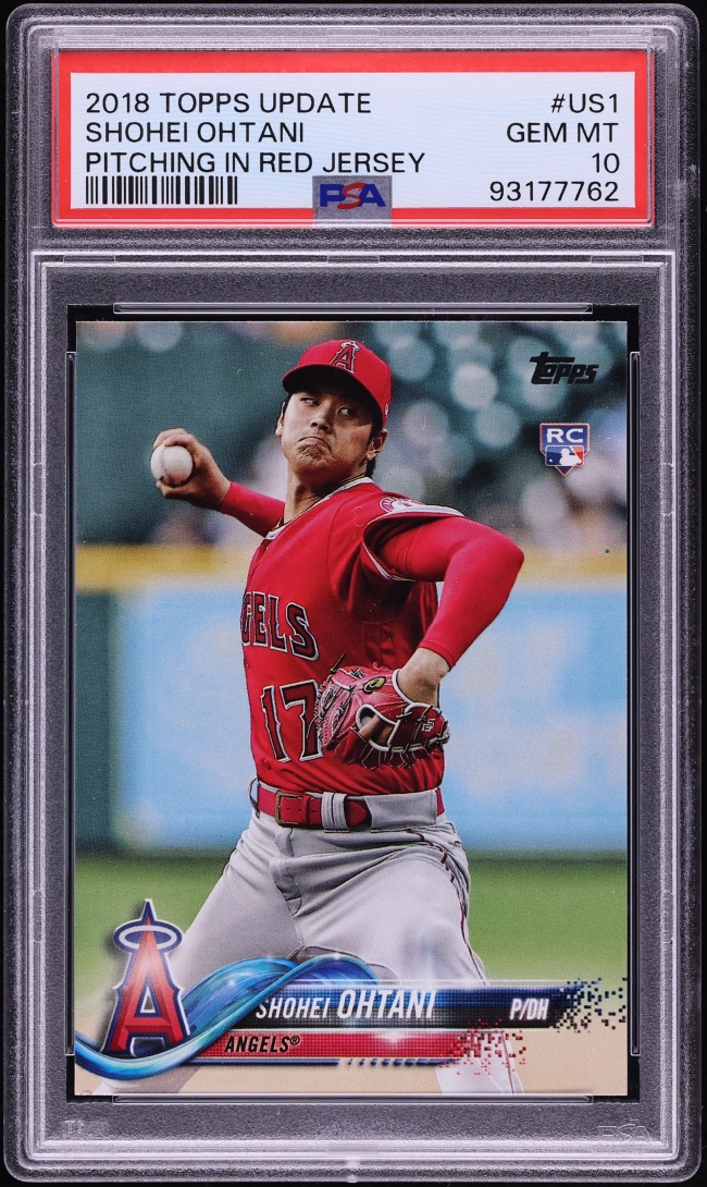 2018 Topps Update Shohei Ohtani ROOKIE #US1 PSA 10 GEM MINT