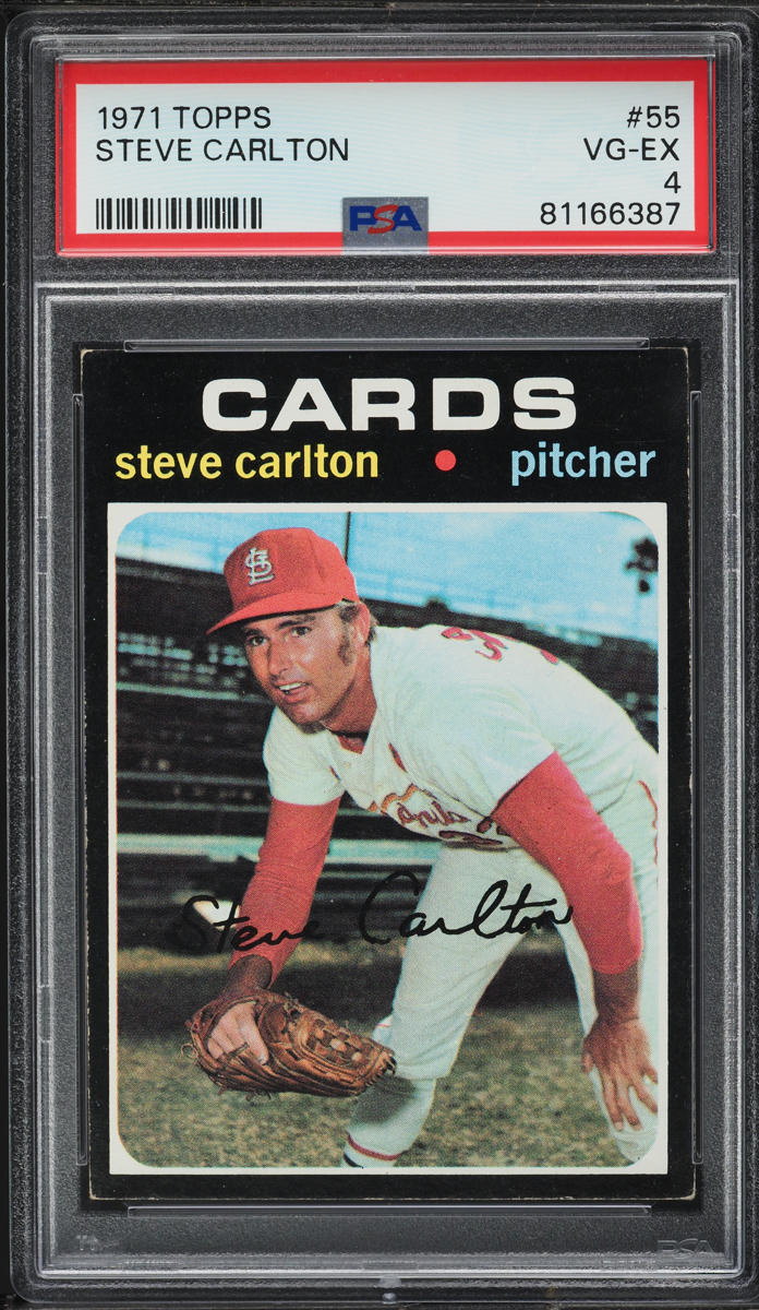 1971 Topps Steve Carlton #55 PSA 4 VGEX