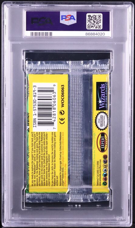 1999 Pokemon Jungle 1st Edition Booster Pack Wigglytuff Art PSA 10 GEM MINT