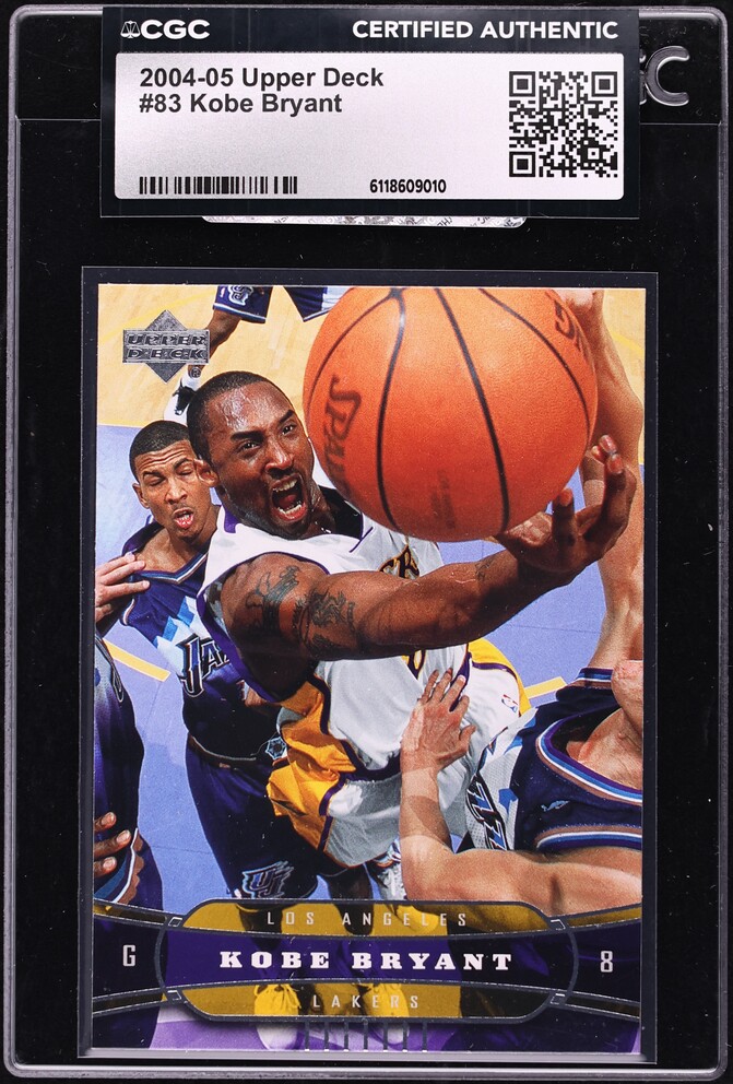 2004 Upper Deck Basketball Kobe Bryant #83 CGC AUTH