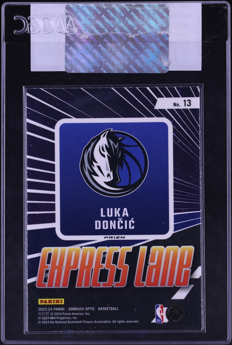 2023 Donruss Optic Express Lane Holo Luka Doncic #13 CGC AUTH