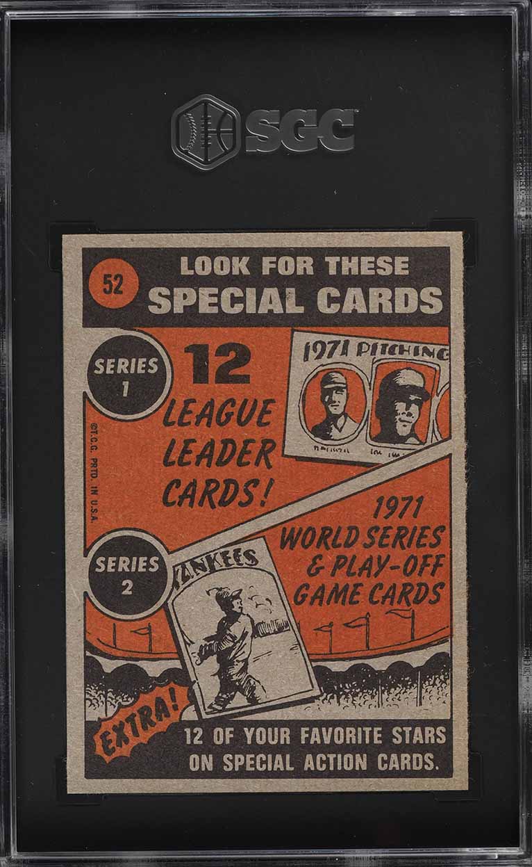 1972 Topps Harmon Killebrew IN ACTION #52 SGC 6.5 EXMT+