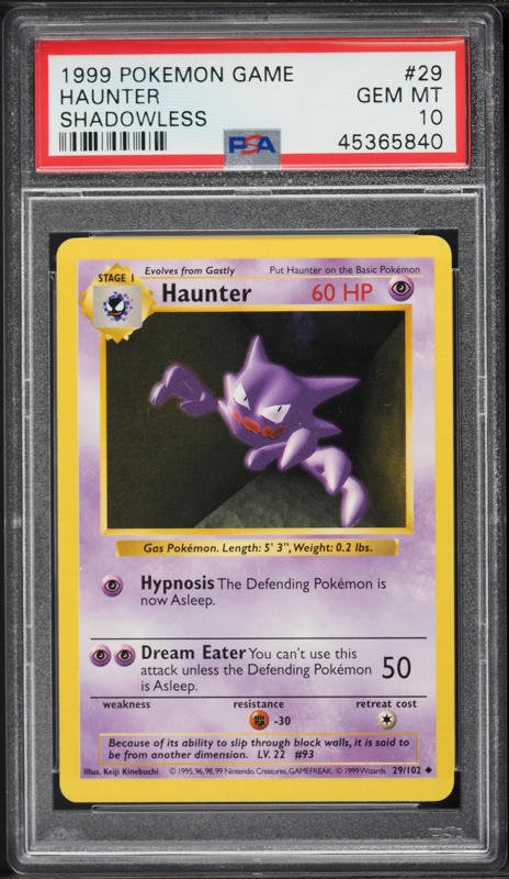 2025 Pokemon Japanese Mega ex Starter Set Full Art Haunter #22 CGC