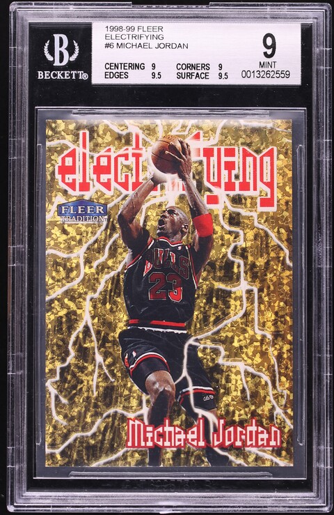 1998 Upper Deck MJx Timepieces Red Michael Jordan /2300 #101 PSA
