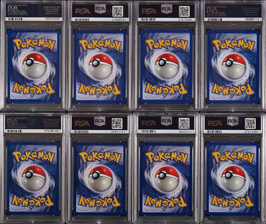 1999 Pokemon Base Set Shadowless 1st Edition COMPLETE PSA 9 SET