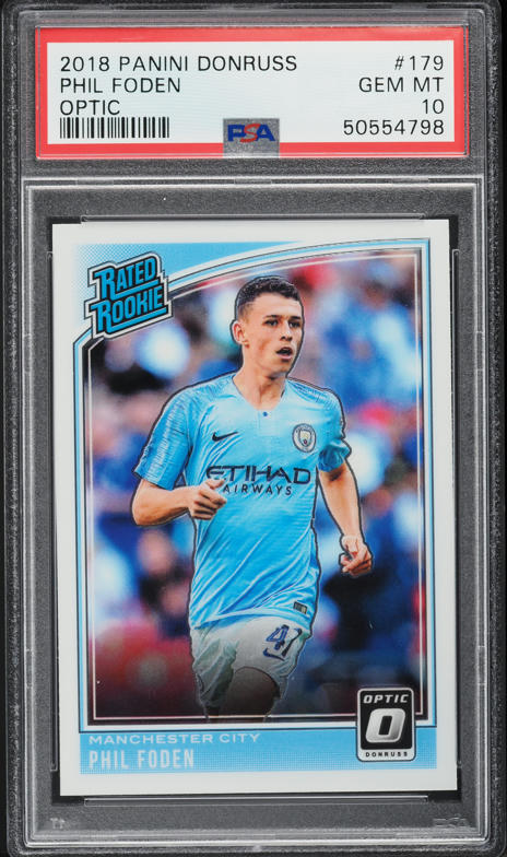 2017 WCCF Phil Foden フォデンRC PSA10 2017-18 Panini SEGA WCCF Extra Phil Foden Manchester City rare
