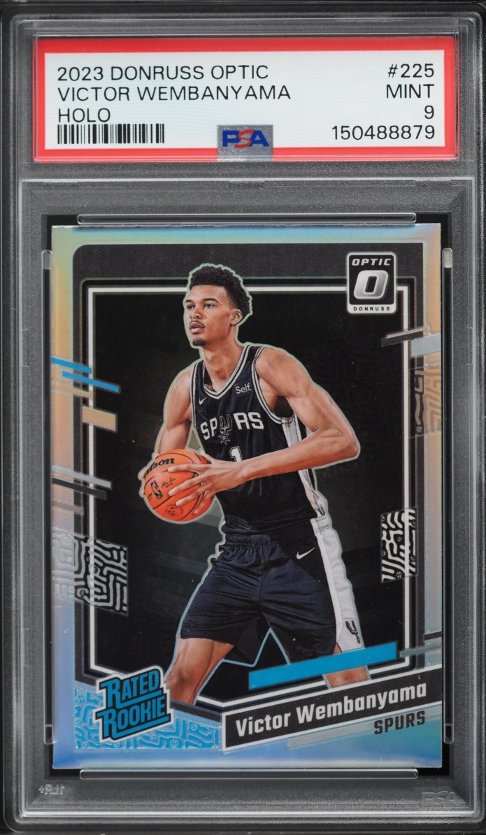 2023 Donruss Optic Holo Victor Wembanyama ROOKIE #225 PSA 9 MINT