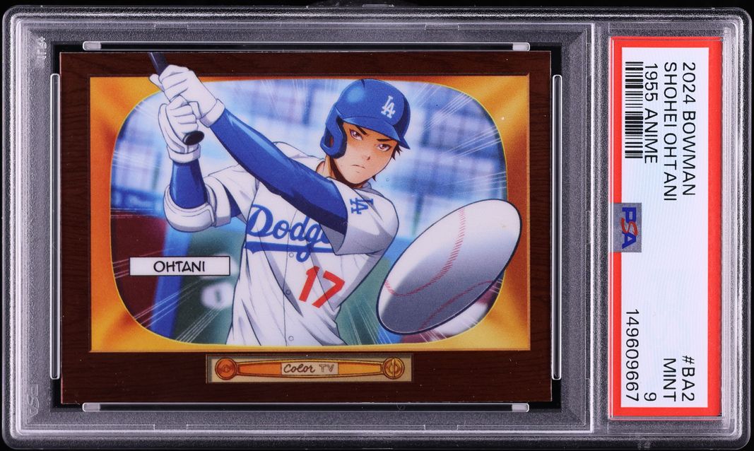 2024 Bowman '55 Anime Shohei Ohtani #BA-2 PSA 9 MINT