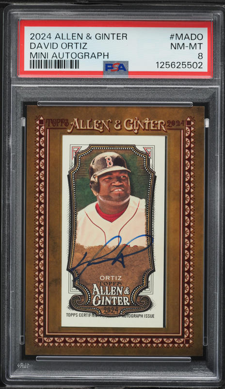 2009 Topps 206 Mini Framed Relics Old Mill David Ortiz PATCH #FR