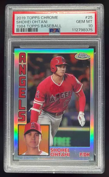 2019 Topps Chrome 1984 Topps Baseball #84TC-25 Shohei Ohtani