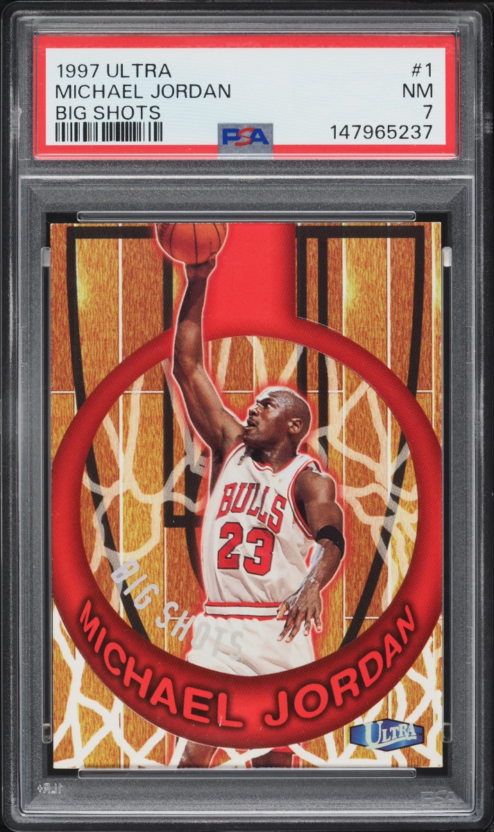 1997 Ultra Big Shots Michael Jordan #1 PSA 7 NRMT