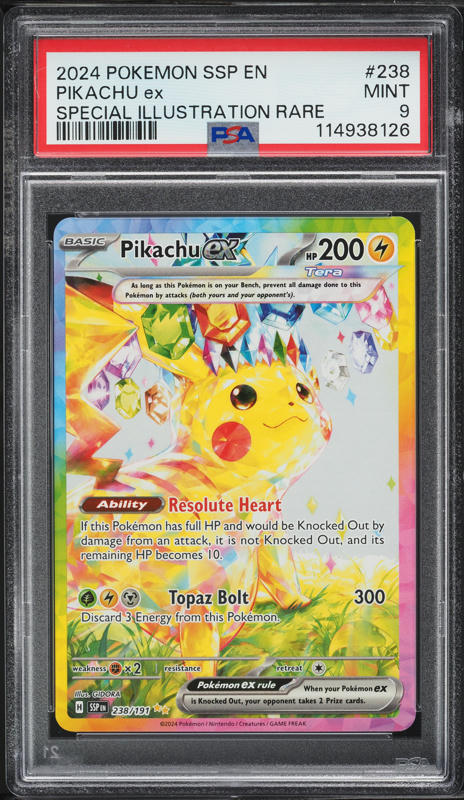 2025 Pokemon Japanese Mega Dream ex SAR Pikachu ex #234 CGC 10 GEM