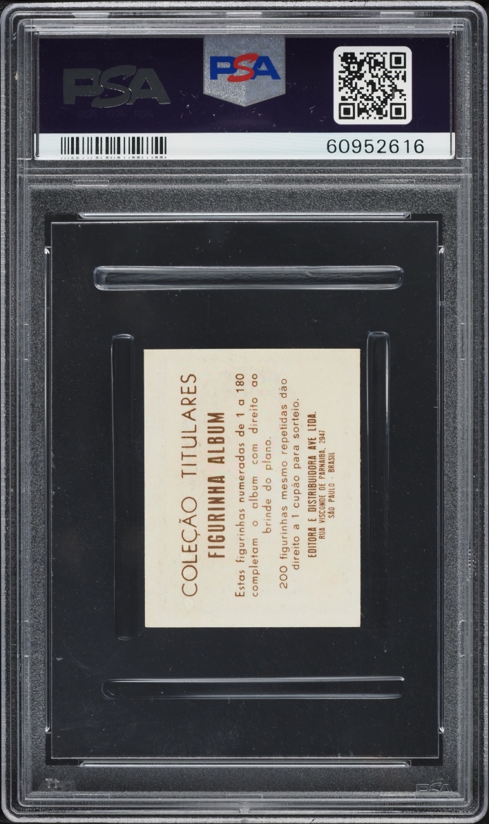 1958 Ave Ltda. Colecao Titulares Soccer Garrincha ROOKIE #83 PSA 6 EXMT