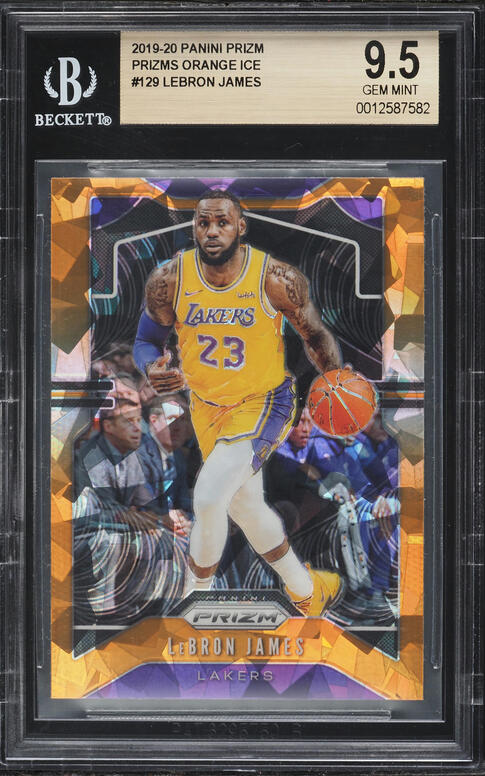 2019 Panini Prizm LeBron James #129 PSA 10 GEM MINT on Fanatics