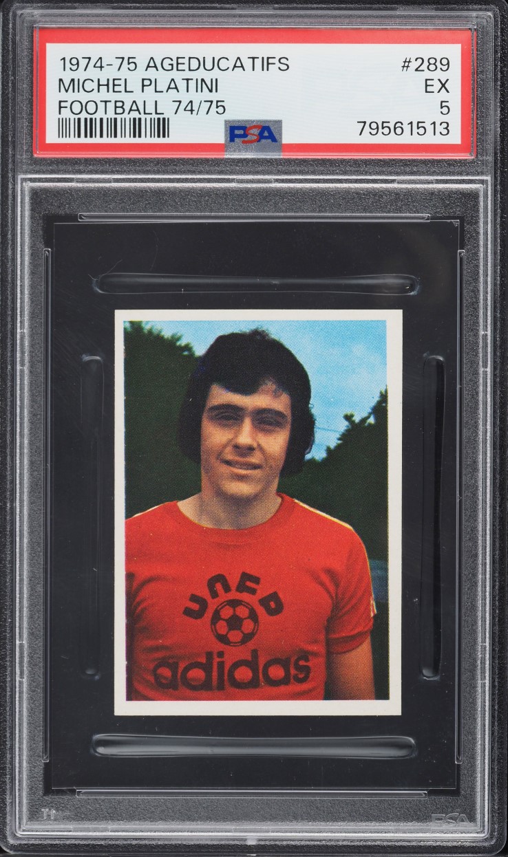 2 Cartes Americana Football 79 Michel PLATINI AS Nancy 1979 non panini