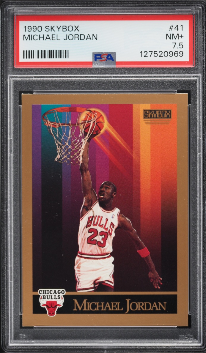 1990 Skybox Basketball Michael Jordan #41 PSA 7.5 NRMT+