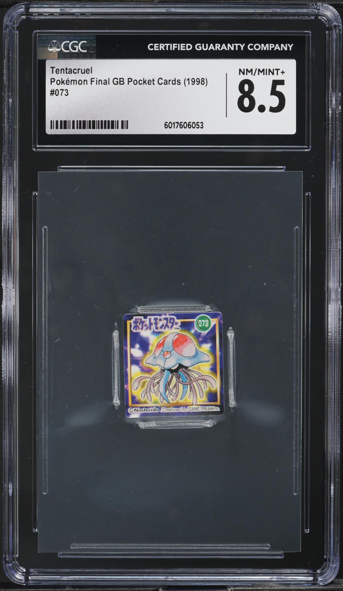 1998 Pokemon Japanese Nintendo Final GB Pocket Cards Tentacruel #073 CGC 8.5