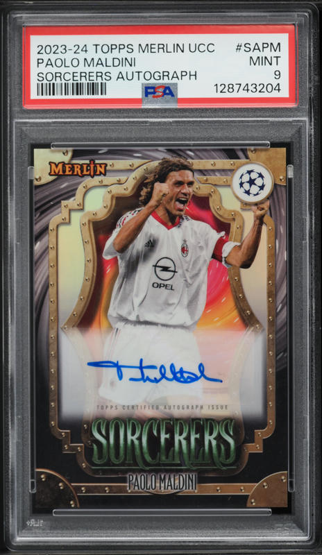 1993 Upper Deck World Cup Soccer English Spanish Paolo Maldini