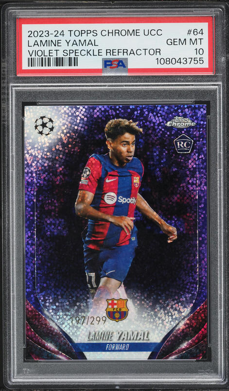 Carte Daka 2023 Holocène Lamine Yamal FC Barcelone - Recrue Rare - Qualité Near Mint
