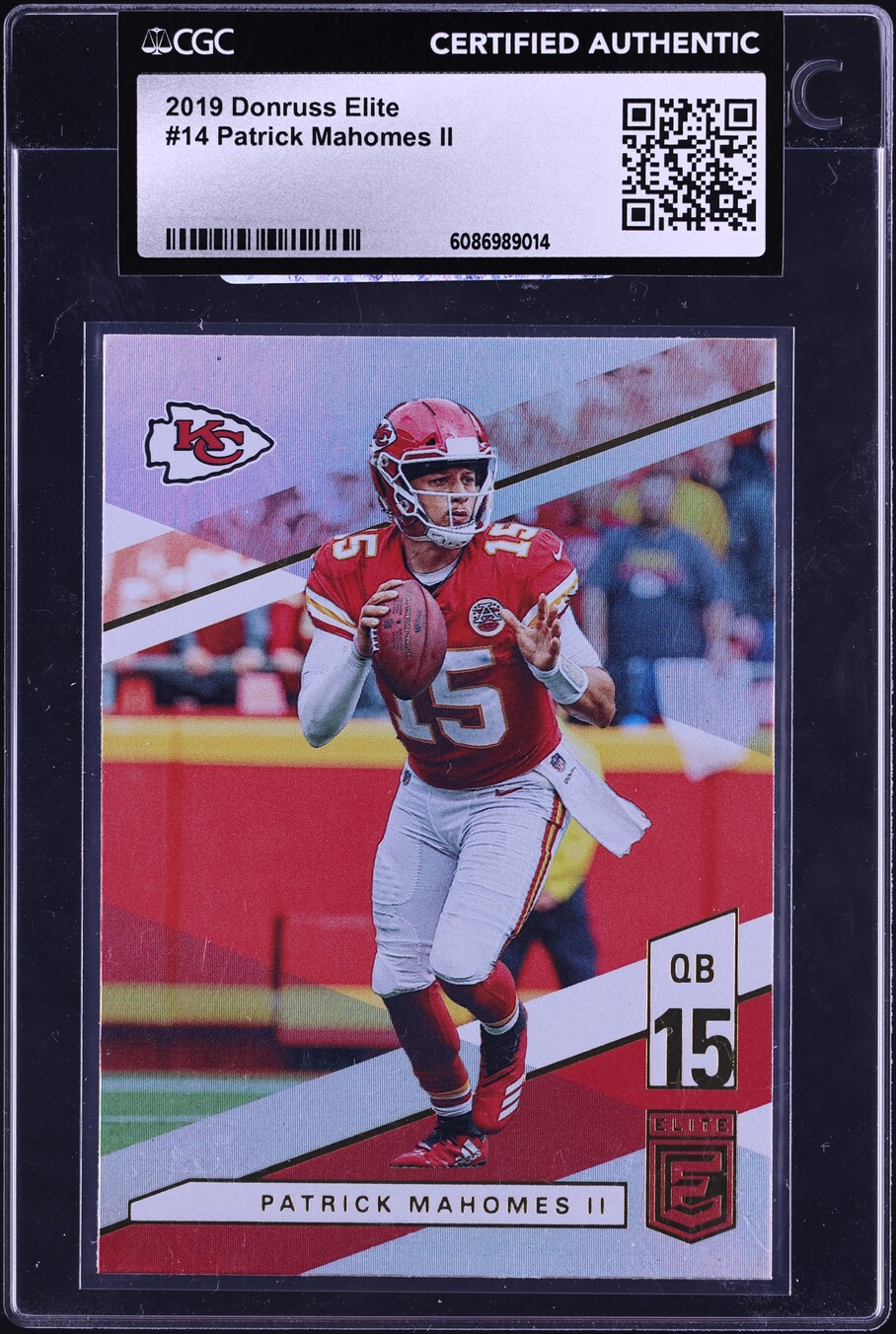 2019 Donruss Elite Patrick Mahomes II #14 CGC AUTH