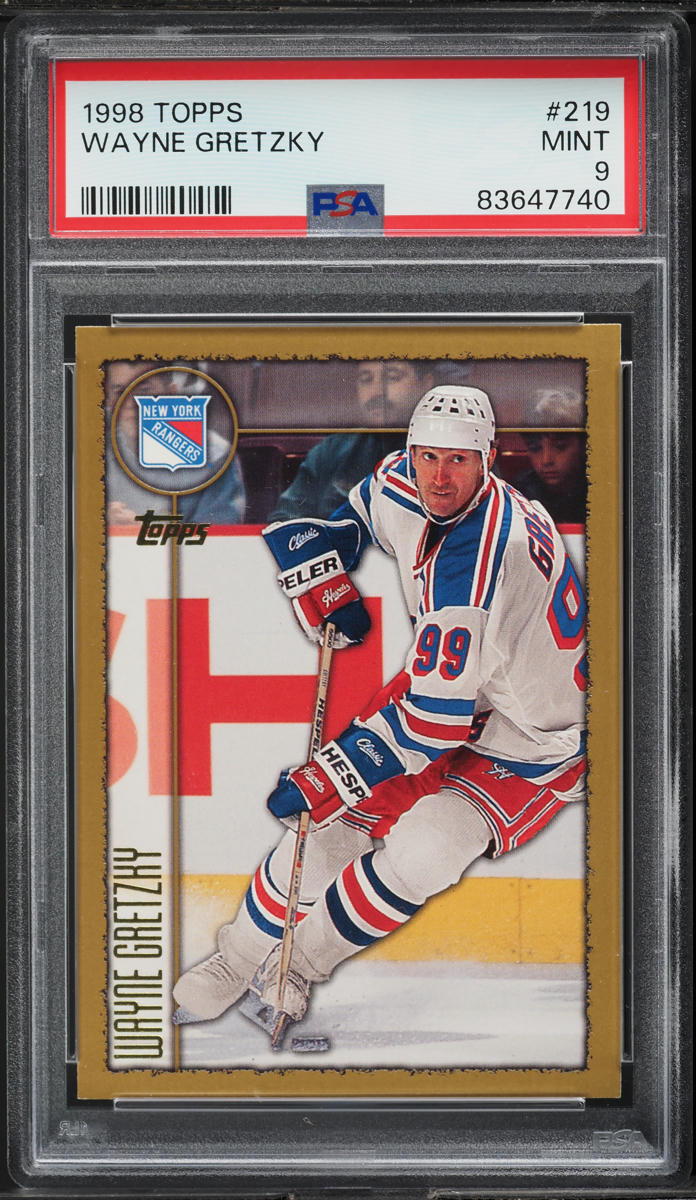 1998 Topps Hockey Wayne Gretzky #219 PSA 9 MINT