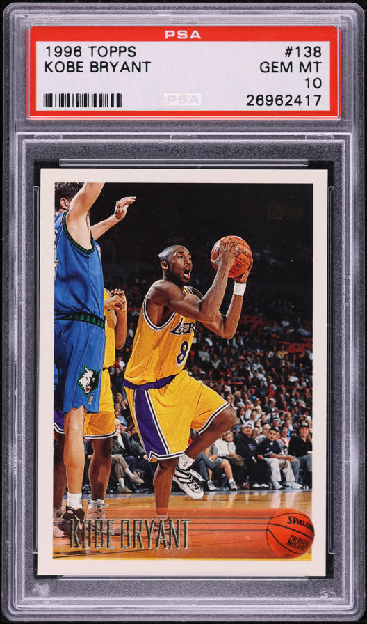 2008 Topps Chrome Refractor Kobe Bryant w/ LeBron James #24 PSA 10