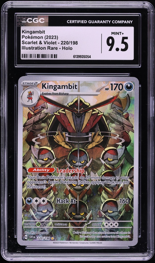 2023 Pokemon Scarlet & Violet IR Kingambit #220 CGC 9.5 MINT+