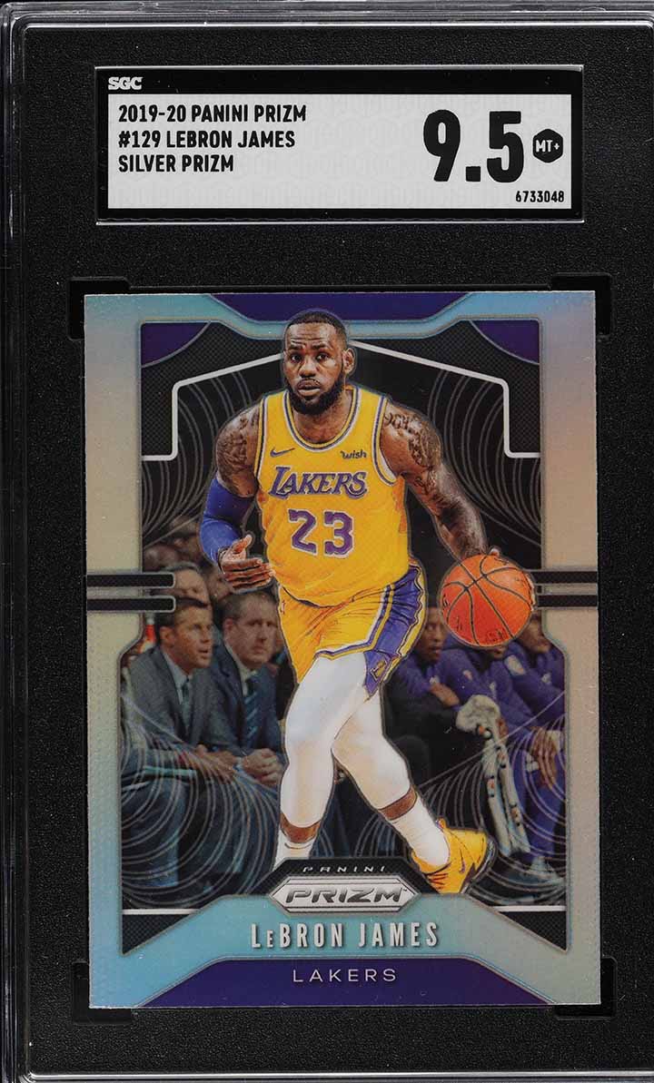 2019 Panini Prizm Silver LeBron James #129 SGC 9.5 MINT+