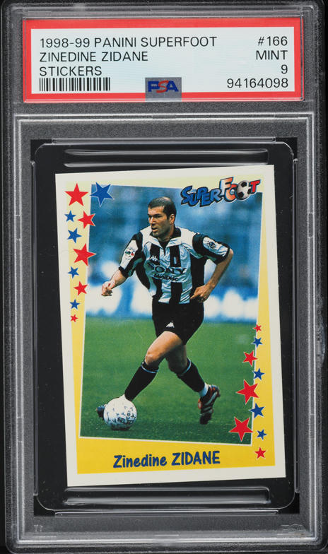 1995 Panini Foot Zinedine Zidane #62 SGC 7.5 NRMT+ on Fanatics Collect