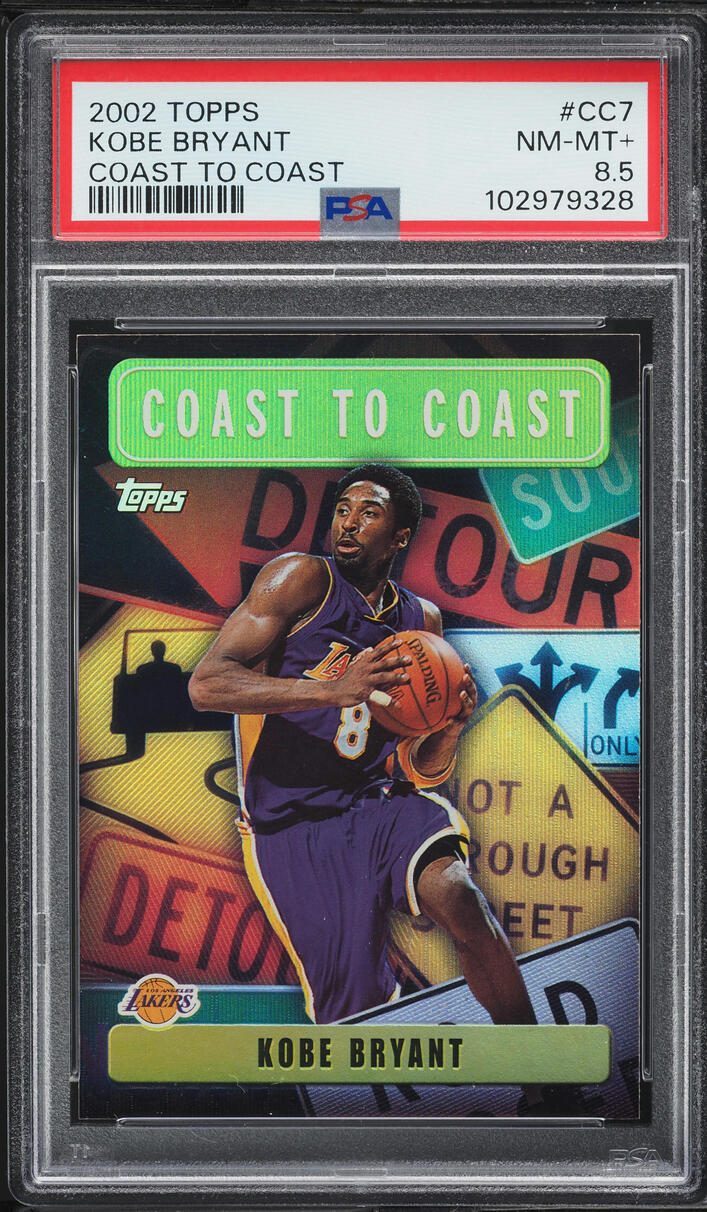 2002 Topps Coast To Coast Kobe Bryant #CC7 PSA 8.5 NM-MT+