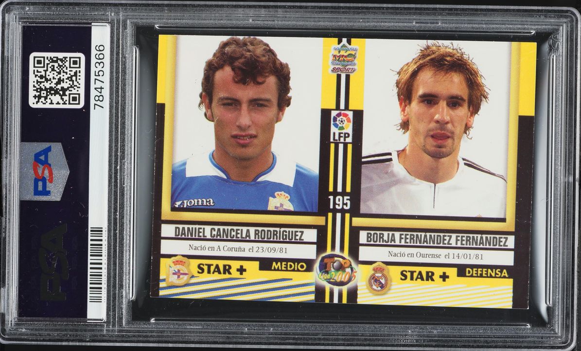 2004 Mundi Cromo Top Liga Foil Lionel Messi ROOKIE #195 PSA 7 NRMT - Photo 2