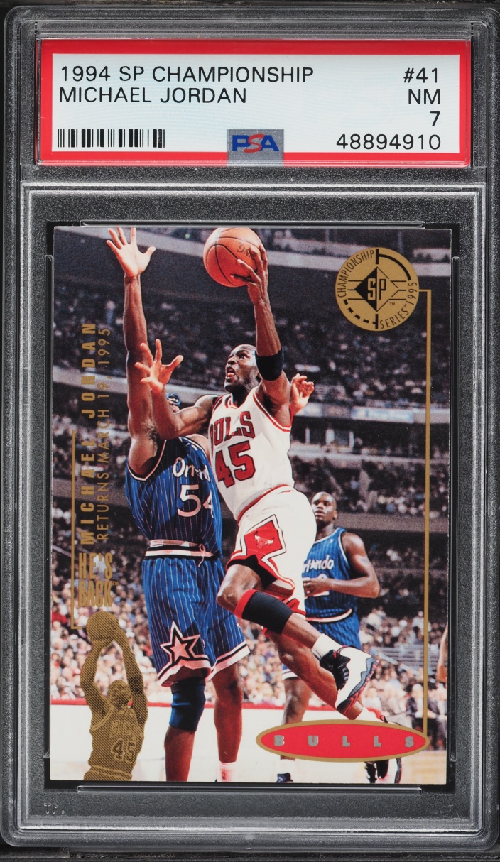 1994 SP Championship Michael Jordan #41 PSA 7 NRMT