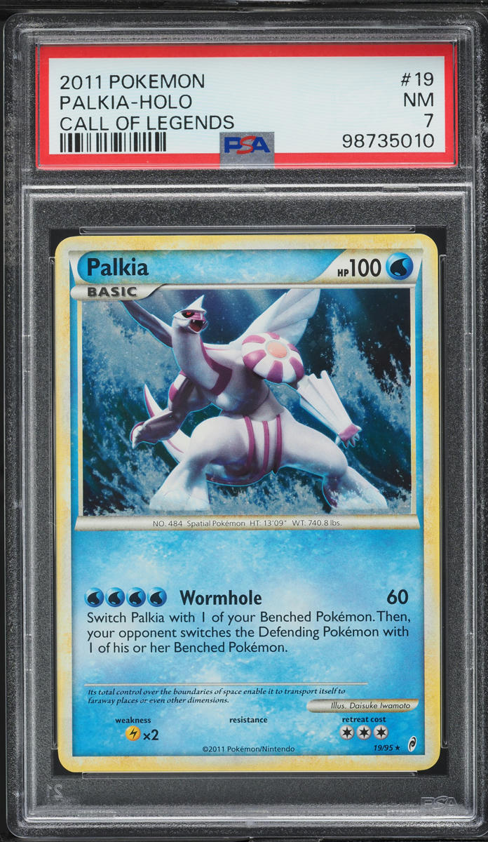 2011 Pokemon Call Of Legends Holo Palkia #19 PSA 7 NRMT