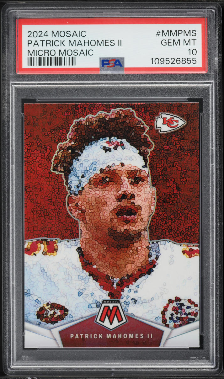 2024 Panini Mosaic Micro Patrick Mahomes II #MM-PMS PSA 10 GEM MINT - Photo 1