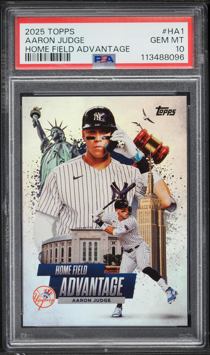 2025 Topps Home Field Advantage Aaron Judge #HA1 PSA 10 GEM MINT - Photo 1