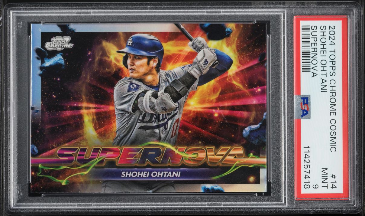 2024 Topps Chrome Cosmic Supernova Shohei Ohtani #14 PSA 9 MINT - Photo 1
