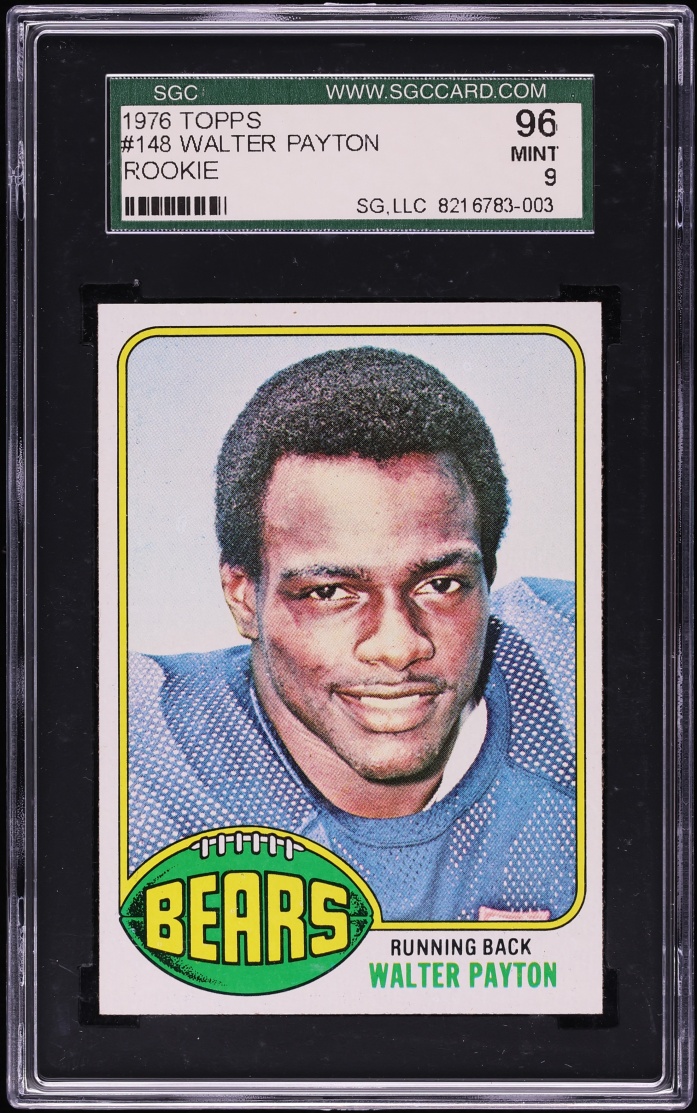 1976 Topps Football Walter Payton ROOKIE #148 SGC 9 MINT